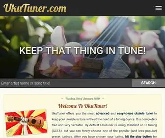 Ukutuner.com(Keep that thing in tune) Screenshot