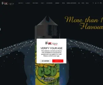 Ukvaporwaves.com(Vape Store in UK) Screenshot