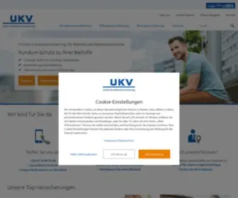 UKV.de(Private Krankenversicherung) Screenshot