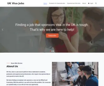 Ukvisajobs.com(Visa Sponsoring Jobs for International Talent) Screenshot