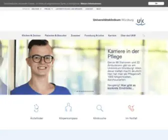 UKW.de(Universitätsklinikum würzburg) Screenshot