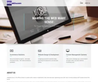 Ukwebco.com(Making The Web Work for Your Business) Screenshot