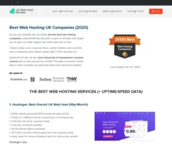 Ukwebhostreview.com(Best Web Hosting UK Services inPros & Cons)) Screenshot