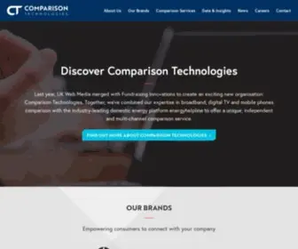 Ukwebmedia.com(Discover Comparison Technologies) Screenshot