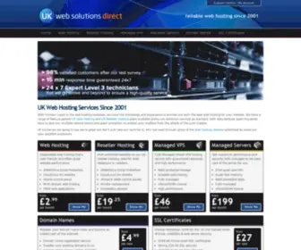 Ukwebsolutionsdirect.com(UK Web Hosting Service Provider SinceFast Website Host) Screenshot