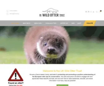 Ukwildottertrust.org(The UK Wild Otter Trust) Screenshot