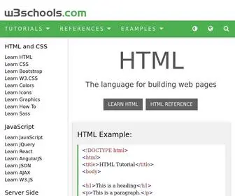 Ukwritersonline.top(W3Schools Online Web Tutorials) Screenshot