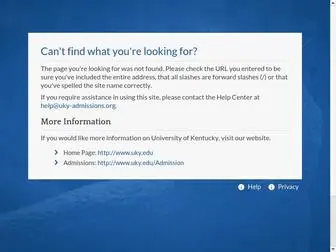 Uky-Admissions.org(University of Kentucky) Screenshot