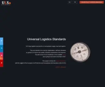 UL-Standards.org(Universal Logistics Standards) Screenshot