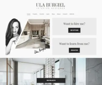 Ulaburgiel.com(Luxury Interior Designer London) Screenshot