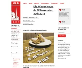 Ulacafe.com(Ula Cafe) Screenshot