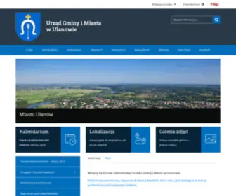 Ulanow.pl(Urząd) Screenshot