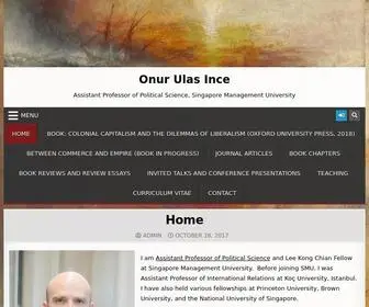 Ulasince.com(Onur Ulas Ince) Screenshot