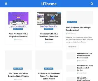 Ulathemes.com(Free GPL & Premium Web Themes 2021) Screenshot