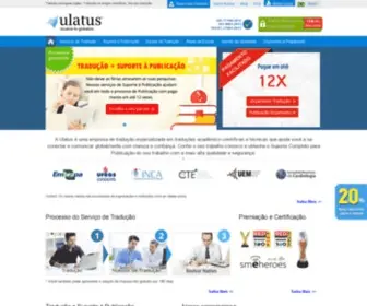 Ulatus.com.br(Tradução Português Inglês para artigos científicos) Screenshot