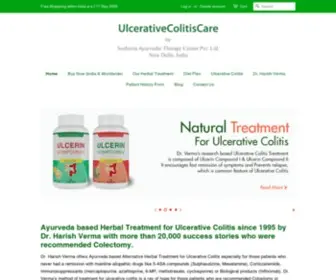 Ulcerativecolitiscure.com(Ulcerative Colitis Herbal Ayurvedic Treatment) Screenshot