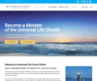 ULC.net(Universal Life Church Online) Screenshot