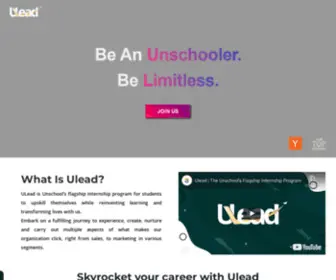 Ulead.in(ULead Internship Program) Screenshot