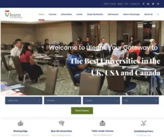 Ulearn.education(Apply to Universities in UK Arden DMU Coventry) Screenshot
