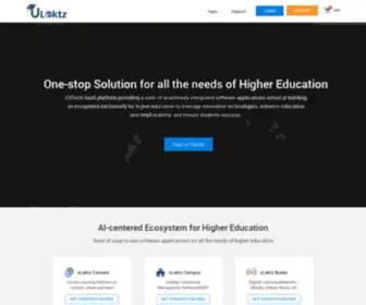 Ulektz.com(Social Learning Platform for Education) Screenshot