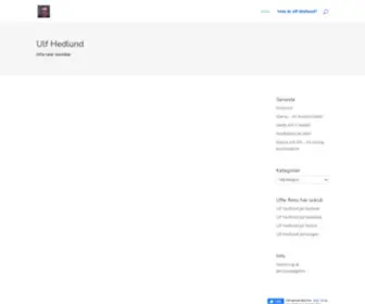 Ulfhedlund.se(Ulf Hedlund (Alla Talar Svenska)) Screenshot