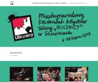 Ulicznicy.pl(Międzynarodowy festiwal artystów ulicy ULICZNICY) Screenshot