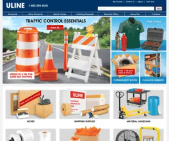 Uline.net(Shipping Boxes) Screenshot