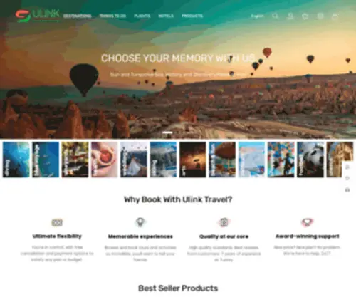 Ulinktravel.com(Ulink Travel Official Website) Screenshot