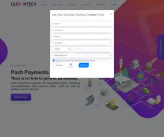 Ulisfintech.com(Facts to know about Digital Payment) Screenshot