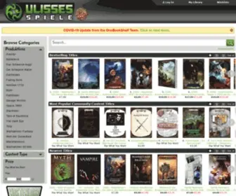 Ulisses-Ebooks.de(Ulisses Spiele) Screenshot