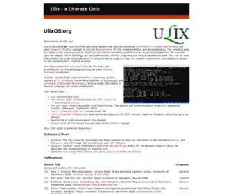 Ulixos.org(Ulix OS) Screenshot