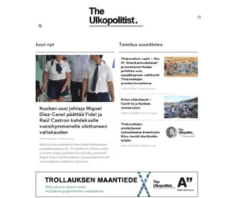 Ulkopolitist.fi(Kansainvälispoliittisia ilmiöitä sekä suomalaista ulko) Screenshot