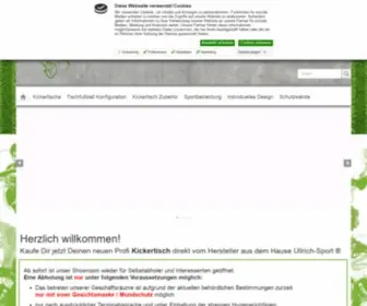 Ullrichsport.com(Tischkicker kaufen) Screenshot