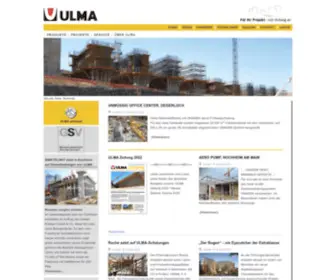 Ulmaconstruction.de(ULMA Construction GmbH) Screenshot