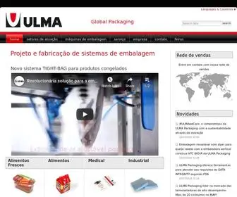 Ulmapackaging.com.br(Projeto e fabricação de sistemas de embalagem) Screenshot