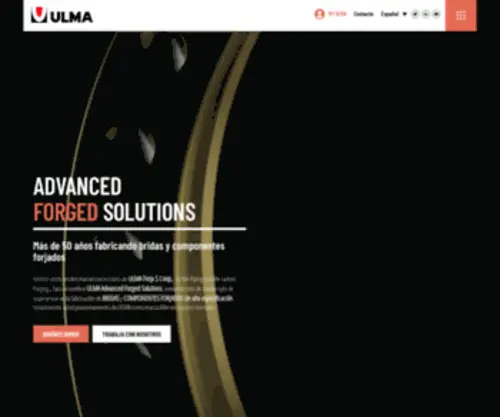 Ulmapiping.com(Ulma Forged Solutions) Screenshot