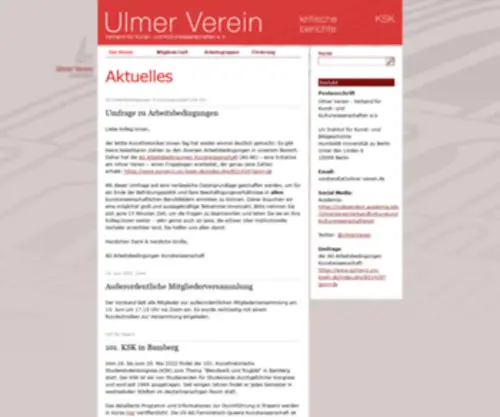 Ulmer-Verein.de(Ulmer Verein) Screenshot