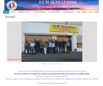 Ulmsensations.com(ULM Sensations) Screenshot