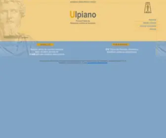 Ulpiano.org.ve(ULPIANO-Primera Fuente Jur韉ica de Venezuela) Screenshot