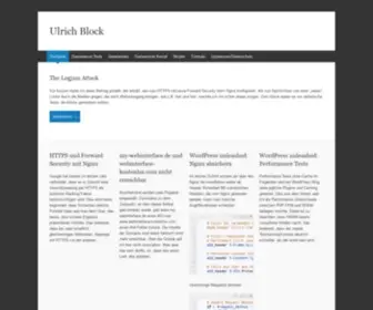 Ulrich-Block.de(Ulrich Block) Screenshot