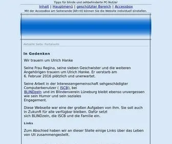Ulrichhanke.de(ULRICH HANKES) Screenshot
