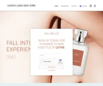 Ulrichlangnewyork.com(Ulrich Lang New York Fragrances) Screenshot