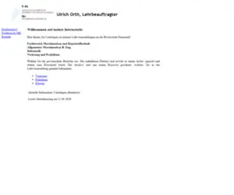 Ulrichorth.de(Ulrichorth) Screenshot