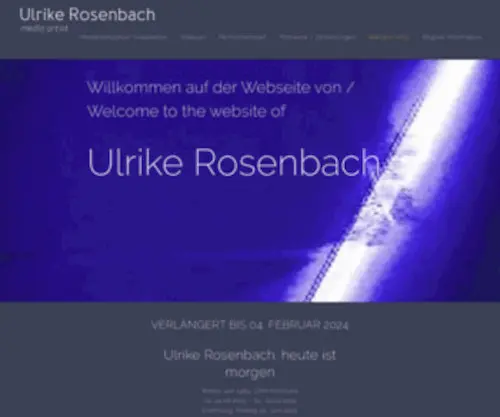 Ulrike-Rosenbach.de(Ulrike Rosenbach) Screenshot