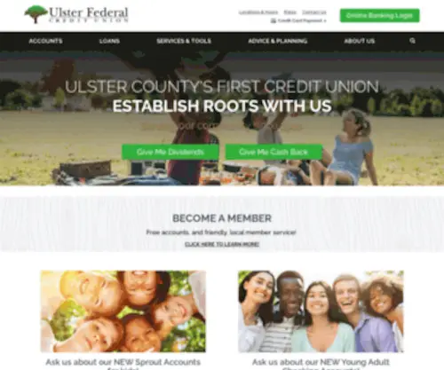 Ulsfedcu.org(Ulster Federal Credit Union) Screenshot