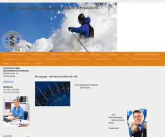 ULSP.eu(Sportmedizin leipzig leistungsdiagnostik sportmedizinische untersuchung sportphysiotherapie physiotherapie leipzig sportzahnmedizin rehasport leipzig EMS sportorthopädie sportkardiologie) Screenshot