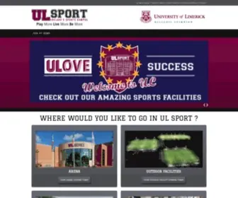 Ulsport.ie(UL Sport) Screenshot