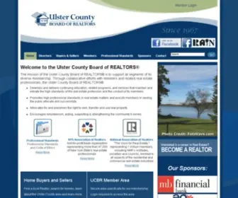 Ulstercountyboardofrealtors.com(The Ulster County Board of REALTORS® (UCBR)) Screenshot