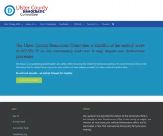 Ulstercountydemocrats.com(Ulster County Democratic Committee) Screenshot