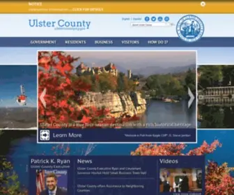 Ulstercountyny.gov(Ulster County) Screenshot